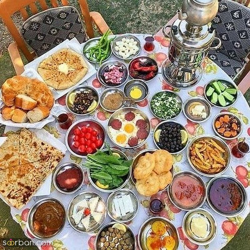 سفره افطاری ساده 1402 قبول باشه بندگیتون در درگاه خداوند