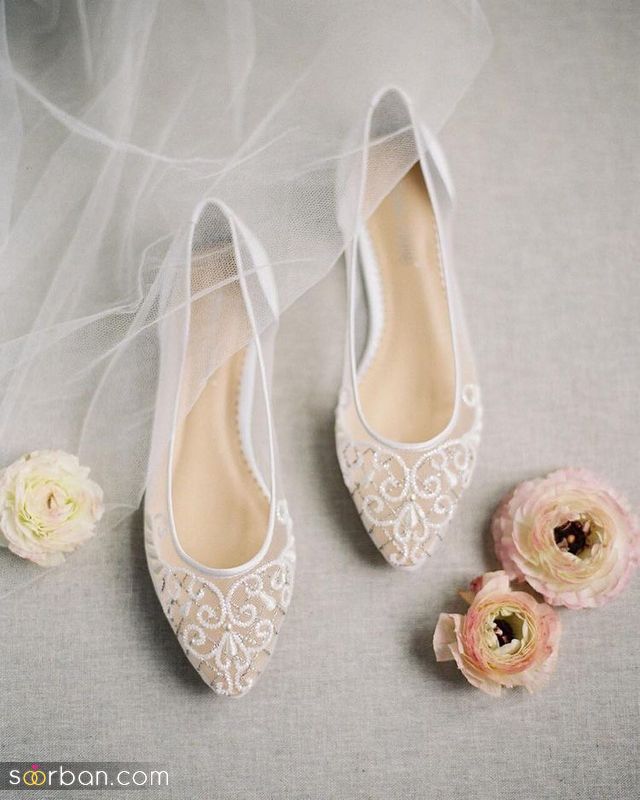 کفش عقد عروس 1402 با طراحی ویژه برای اهل مداش