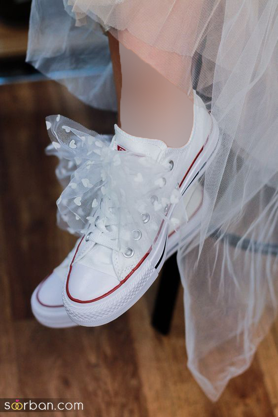کفش اسپرت برای عروس 2023 | 30 مدل جدیدترین کفش و کتونی عروس