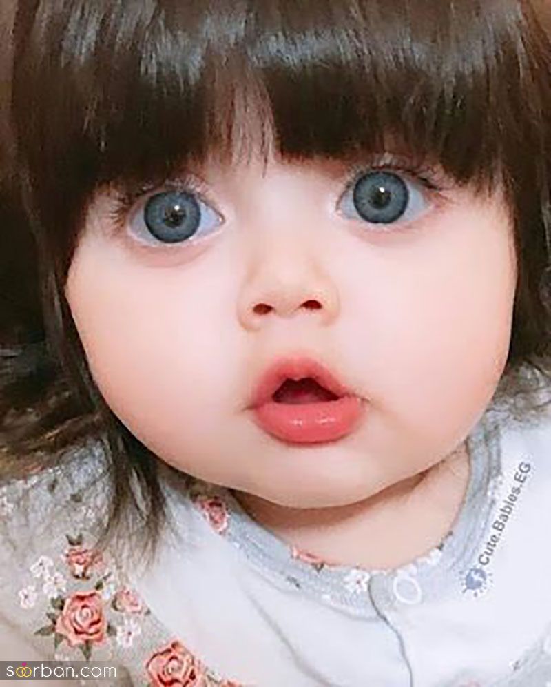 عکس دختر بچه 2023; با چشمان رنگی برای انتخاب عکس پروفایل