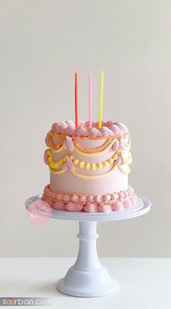 جدیدترین کیک تولد یک نفره | 35 عکس کیک تولد تک نفره