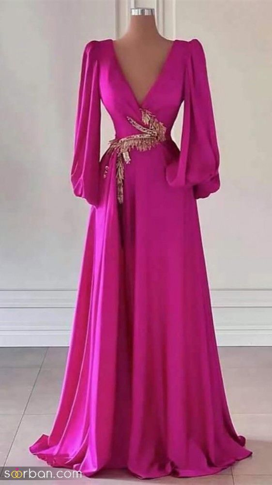 مدل لباس مجلسی ساده و شیک زنانه 2023; که هر خانم خوش سلیقه ای مورد پسندش میشود!