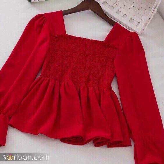 شومیز قرمز شب یلدا 1402 | جدیدترین لباس شب یلدا زنانه و دخترانه که عاشقشون میشین!