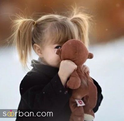 ژست عکس کودک با عروسک | عکاسی از کودک با عروسک در آتلیه و خانه 2024