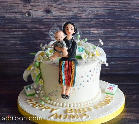 کیک روز مادر لاکچری و جدید | 21 طرح کیک تولد برای روز مادر