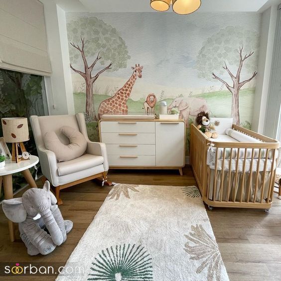 چیدمان اتاق نوزاد | 21 ایده چیدمان سیسمونی ساده و جدید