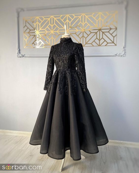 لباس مجلسی بلند 1403 | مدل لباس مجلسی زنانه بلند شیک و لاکچری برای عروسی