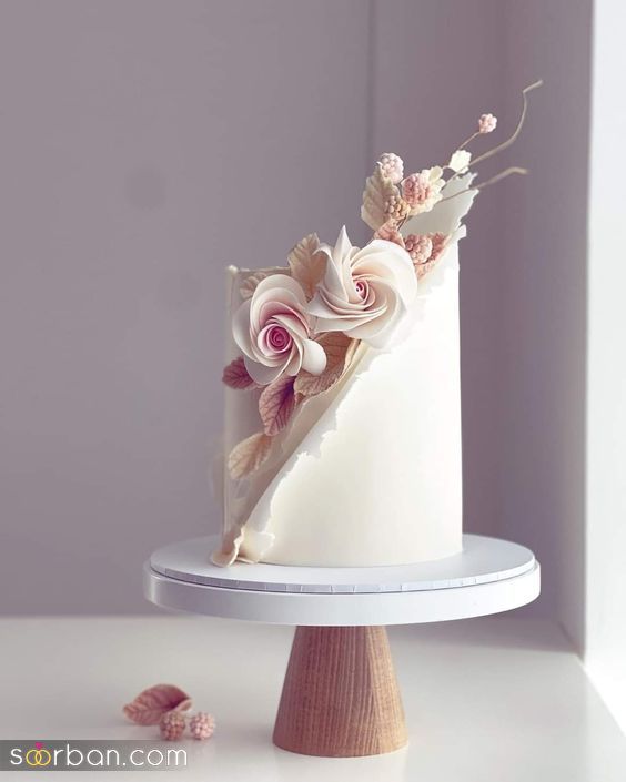 کیک تولد عروس |  ایده کیک تولد عروس خانم 2024 - اگه تازه عروس هستی این کیک ها برای تولدت خوبن!