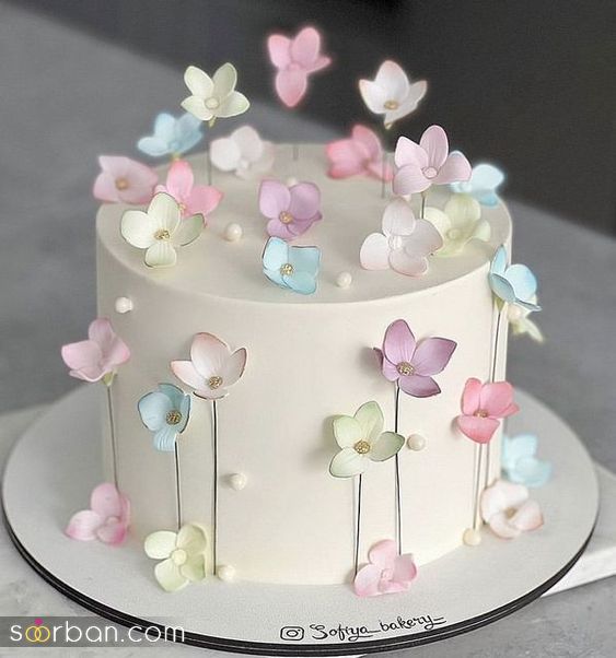 کیک تولد عروس |  ایده کیک تولد عروس خانم 2024 - اگه تازه عروس هستی این کیک ها برای تولدت خوبن!