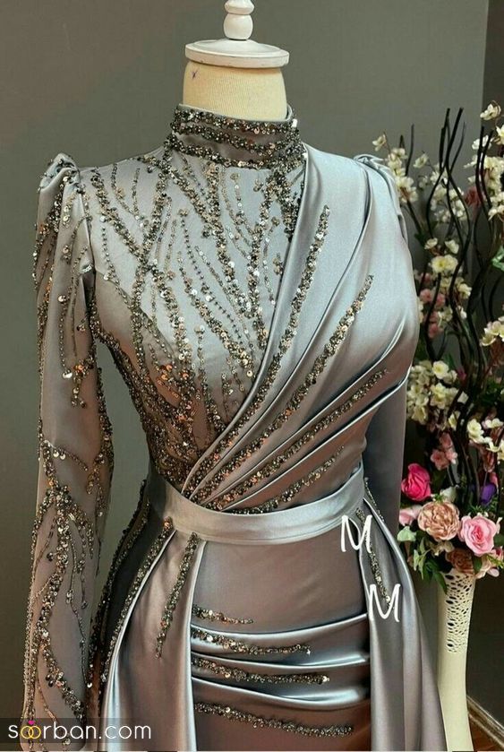40 مدل لباس مجلسی زنانه برای عروسی جدید 2024 فوق العاده شیک و لاکچری