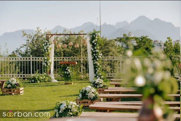 10 دلیل قانع کننده که عروسی خود را در باغ تالار بگیرید + عکس