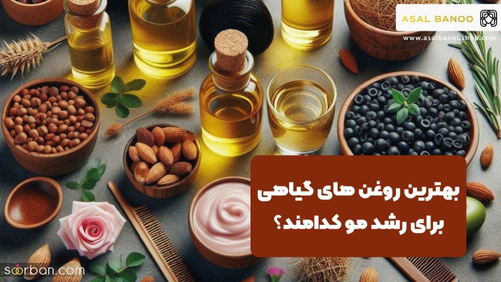 بهترین روغن های گیاهی برای رشد مو + 7 مدل