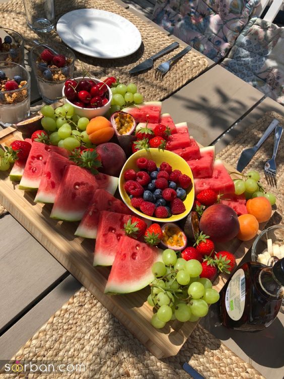 تزئین میوه های تابستانی | تزیین میوه های تابستانی برای مهمانی و تولد میخوای پذیرایی خاص و باکلاس داشته باشی؟
