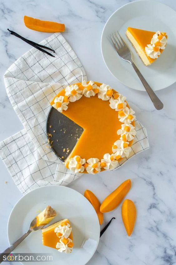 35 ایده تزیین کیک پرتقالی جدید فوق العاده شیک و جذاب برای یک عصرانه لاکچری