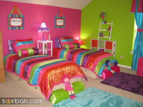 40 ایده تزیین اتاق خواب دخترانه فانتزی ساده اما شیک با رنگ و ذیزاین فوق العاده لاکچری