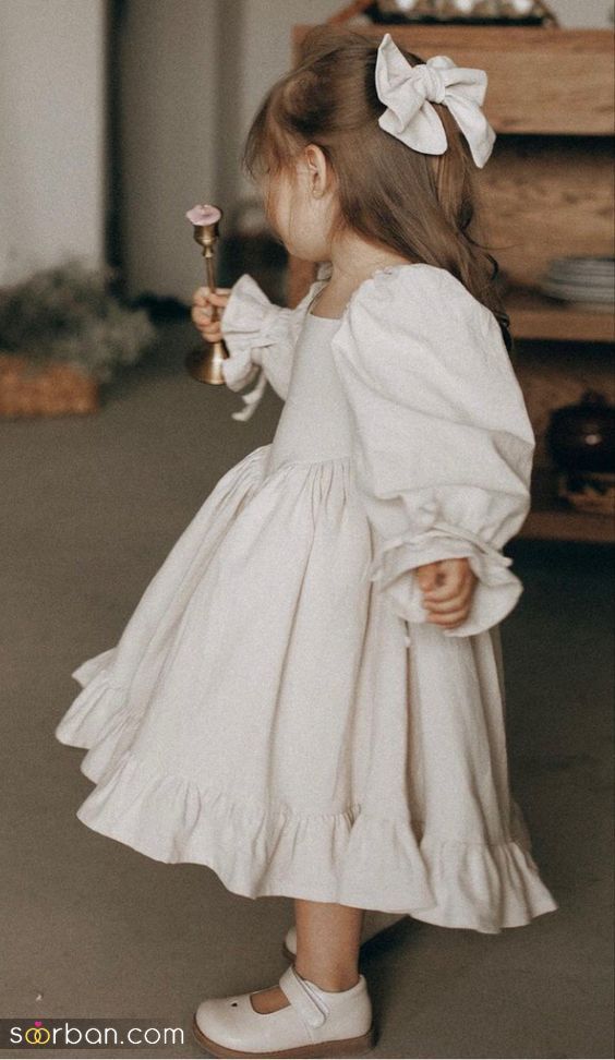 لباس عروس بچگانه کیوت | مدل لباس عروس بچگانه کیوت 1403 که بعضی هاشون میلیونی می ارزن