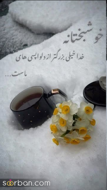 استوری برفی ریپلای خور ❤️ ۴۵ عکس فیک برف و عکس نوشته برفی لاکچری و جذاب با دلنوشته هایی خاص!