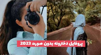 پروفایل دخترونه بدون صورت 2023 برای خانواده های حساس مذهبی 